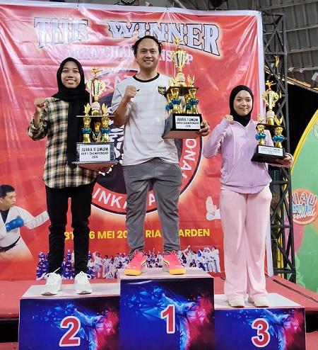 Senpai Diko Rahman Sebut Berkat Kegigihan Atlet, Dukungan Orang Tua dan Ketua Yayasan